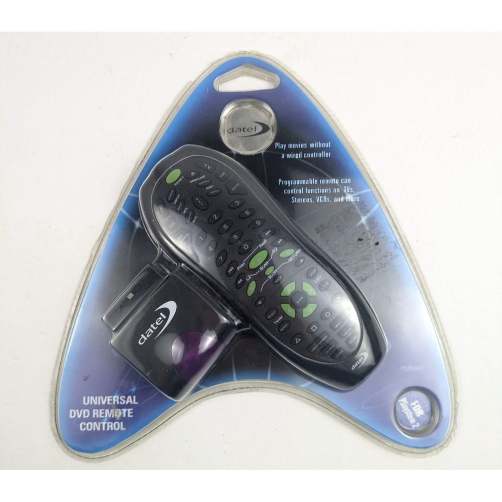 Datel PS2 TV DVD Cable Universal Remote‎ Control ps2n04d OEM
